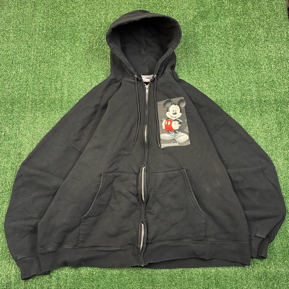 Vintage Disneyland Mickey Mouse Zip Hoodie